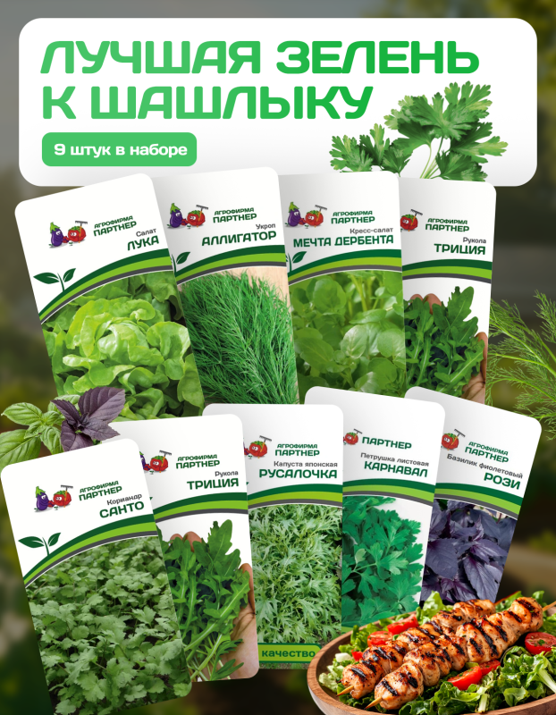 Партнер Набор ЛУЧШАЯ ЗЕЛЕНЬ К ШАШЛЫКУ^ (1шт), изображение 0